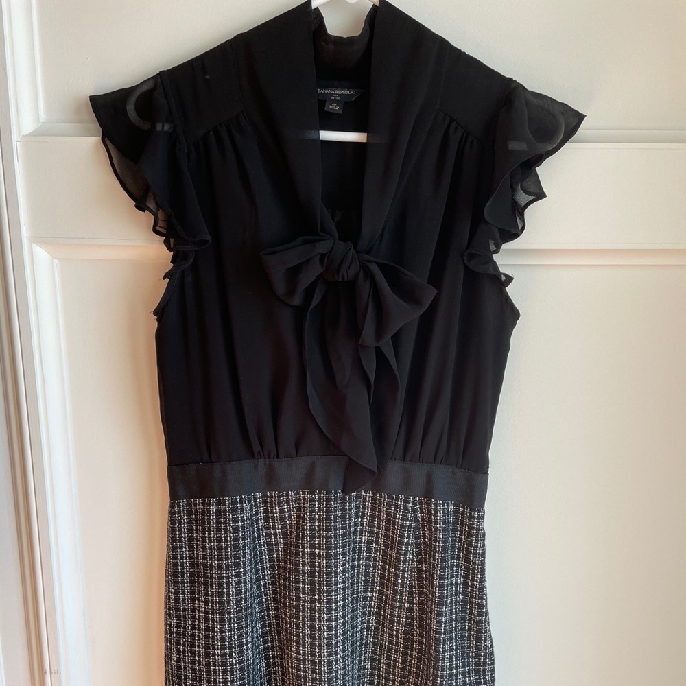 Banana Republic Tweed and Polyester Dress